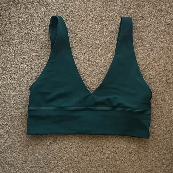 Lululemon Align V-Neck Bra (Light Support, A/B Cup) in Storm Teal - Picture 3 of 8